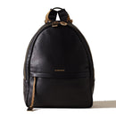 BORBONESE Damenrucksack Bolt Medium aus schwarzem Leder