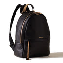 BORBONESE Damenrucksack Bolt Medium aus schwarzem Leder