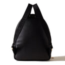 BORBONESE Damenrucksack Bolt Medium aus schwarzem Leder