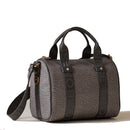 Borsa Donna Bauletto Small BORBONESE linea Eco Line in Nylon Op Clay Grey