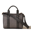 Borsa Donna Bauletto Small BORBONESE linea Eco Line in Nylon Op Clay Grey