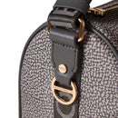 Borsa Donna Bauletto Small BORBONESE linea Eco Line in Nylon Op Clay Grey