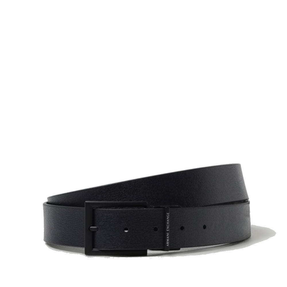 ARMANI EXCHANGE Wende-Ledergürtel für Herren, Farbe Schwarz – Marineblau