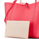Borsa Donna Reversibile ARMANI EXCHANGE Shopping a Spalla colore Nude - Highlight