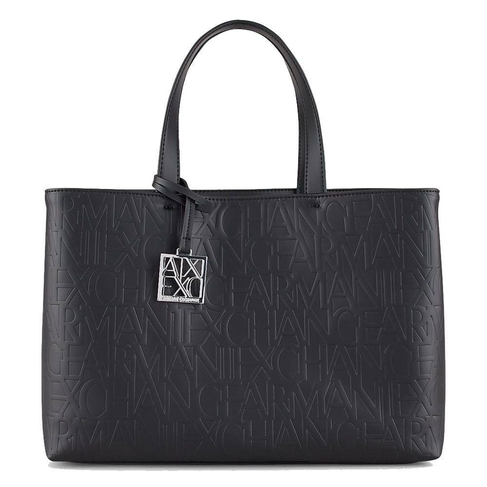 ARMANI EXCHANGE Damenhandtasche mit Schultergurt, Schwarz, Große Größe