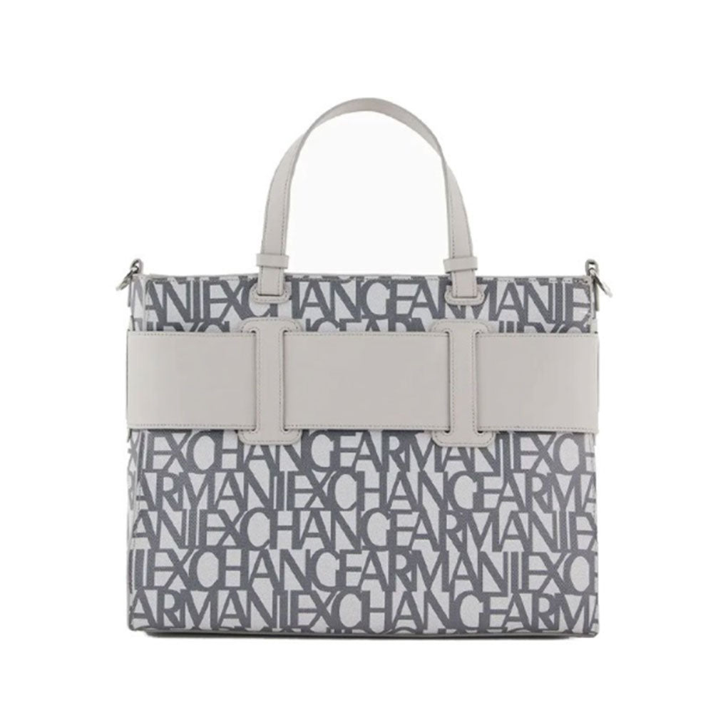 ARMANI EXCHANGE Damenhandtasche, Farbe Off White – Grau, Größe L