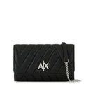 ARMANI EXCHANGE Damen-Mini-Clutch mit Schultergurt in Schwarz