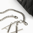 ARMANI EXCHANGE Damen-Mini-Clutch mit Schultergurt in Schwarz