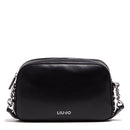 LIU JO Schwarze Damen-Umhängetasche mit Ketten