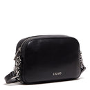 LIU JO Schwarze Damen-Umhängetasche mit Ketten