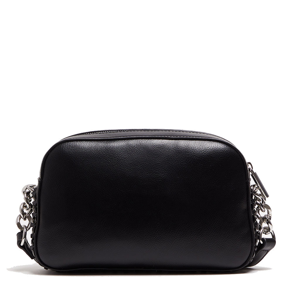 LIU JO Schwarze Damen-Umhängetasche mit Ketten