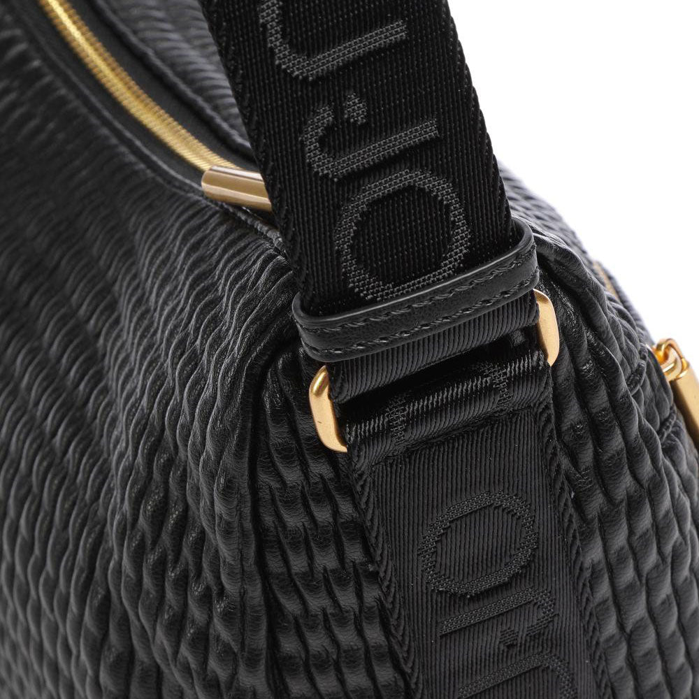 Borsa A Mezzaluna In Nylon Per Donna - Tracolla Regolabile, 31x16x9 Cm, Leggera E Impermeabile - Foto 4