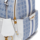 LIU JO Damenrucksack aus Stoff mit Denim-blauem Jacquard-Logo