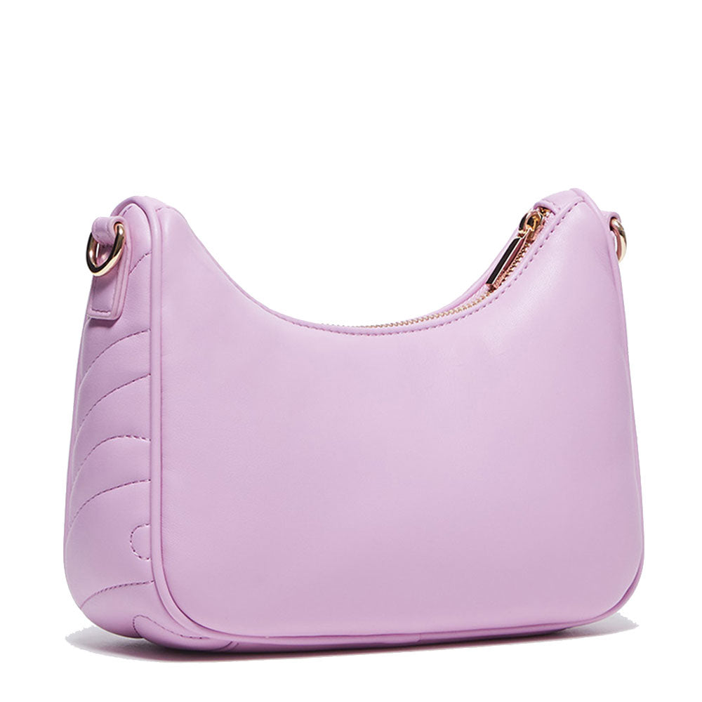 Hobo Bag con Tracolla LIU JO Better Trapuntata Rosa Lavanda con Charm