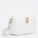 Borsa a Tracolla LIU JO Better Trapuntata Off White con Charm