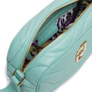 LIU JO Better Quilted Shoulder Bag in Mint mit Anhänger