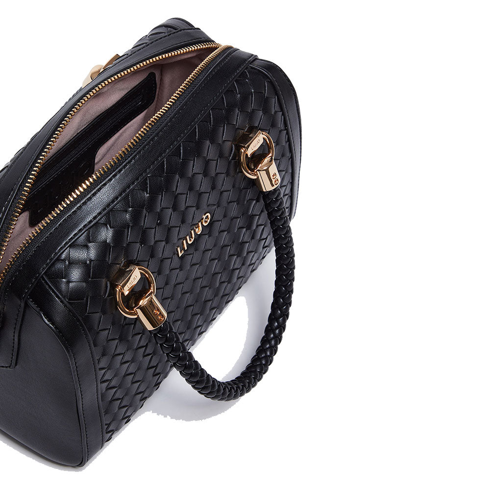 Borsa Liu Jo Ama Hobo - Ecopelle Nera Con Tracolla Regolabile - Foto 9