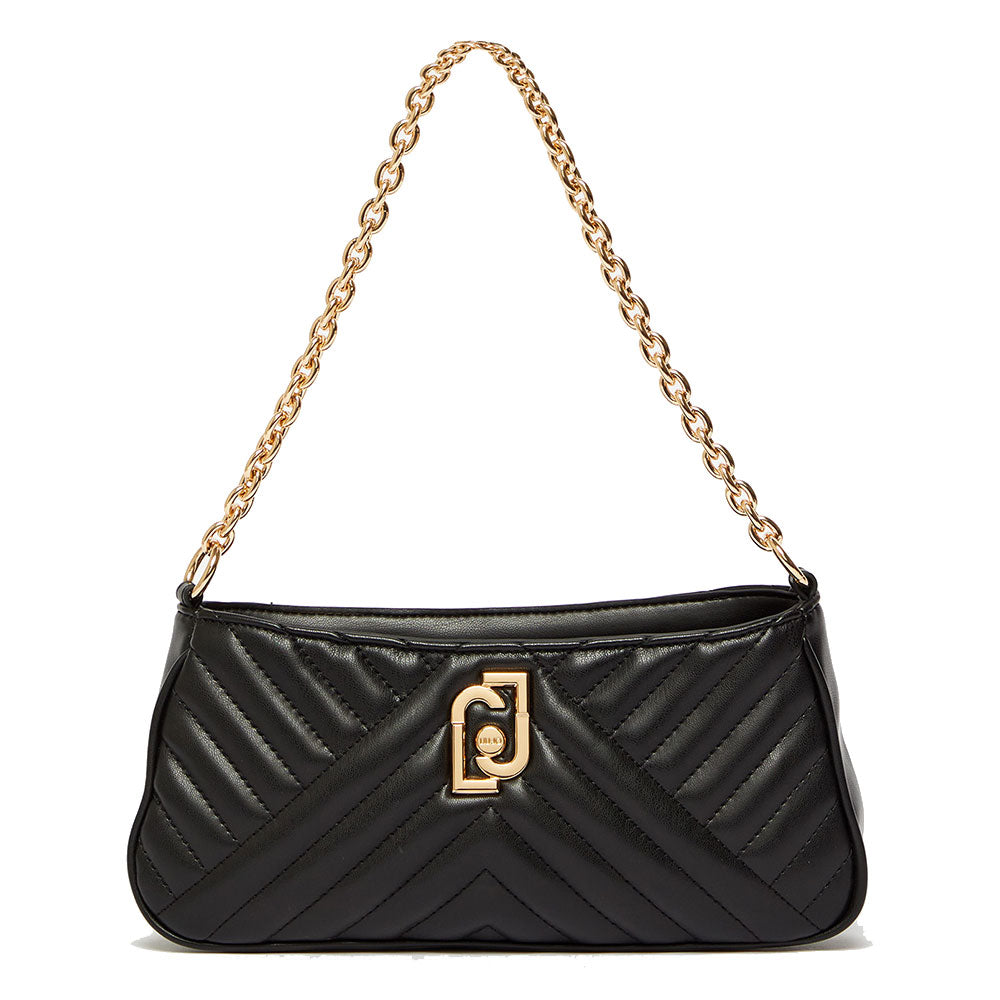Borsa Donna A Mano E A Spalla LIU JO Ecosostenibile Con Logo Embossed Color Bone Borsa Donna A Mano E A Spalla LIU JO Ecosostenibile Con Logo Embossed Color Bone