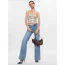 Damen Hobo Umhängetasche LIU JO Ökologisch nachhaltige Matelassè Farbe Moro Light