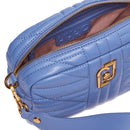 Borsa Donna a Tracolla LIU JO Ecosostenibile Matelassè Azzurro Polvere AF3125