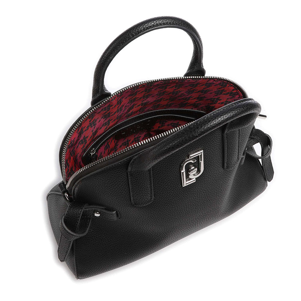 Bugatti Bag LIU JO Ökologische Damentasche mit schwarzem Trommeleffekt