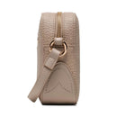 LIU JO Better Damen-Umhängetasche, umweltfreundlich, getrommelt, Taupe, AF3164