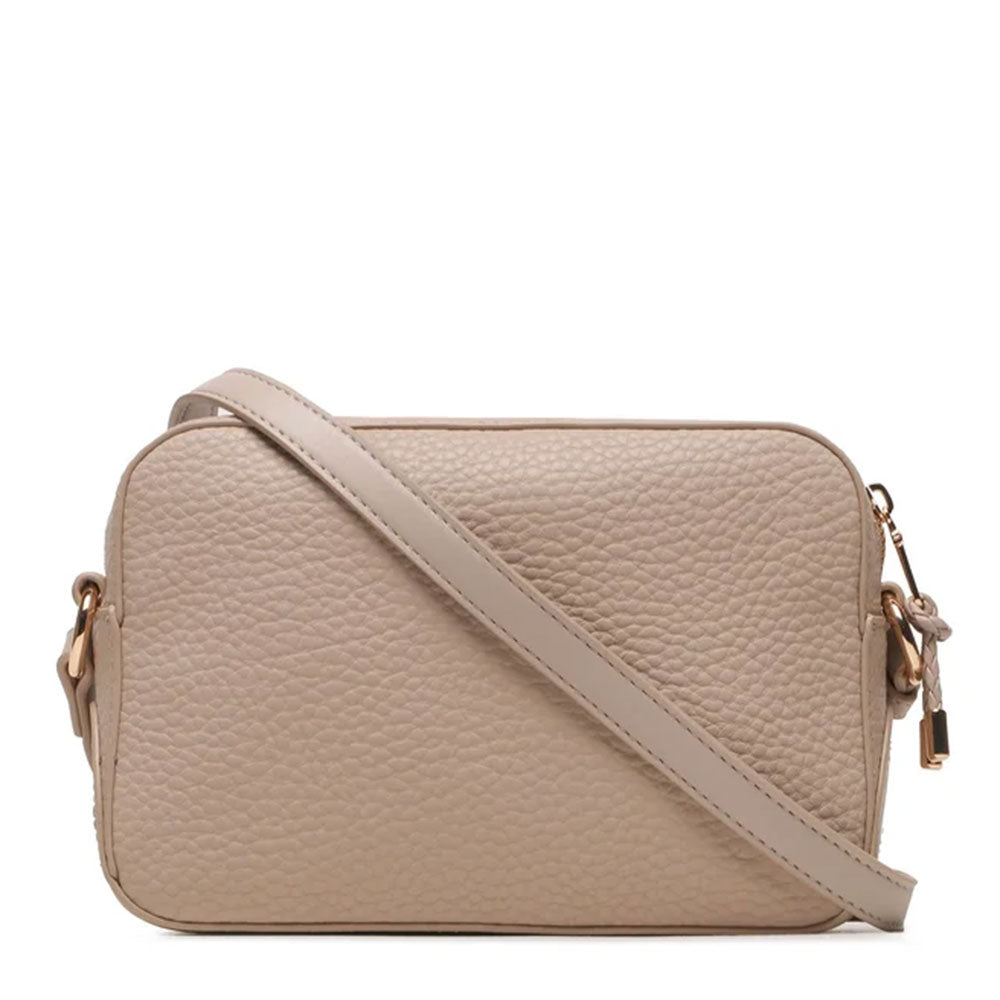 LIU JO Better Damen-Umhängetasche, umweltfreundlich, getrommelt, Taupe, AF3164