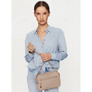 LIU JO Better Damen-Umhängetasche, umweltfreundlich, getrommelt, Taupe, AF3164