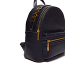 LIU JO Better Schwarzer Damenrucksack mit Maxi-Metalllogo