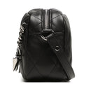 LIU JO Better Black Quilted Damen-Umhängetasche mit Charms