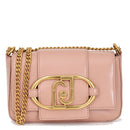 Borsa Donna a Tracolla LIU JO Ecosostenibile colore Soft Peach con Maxi Logo