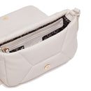 Borsa Donna a Tracolla LIU JO Ecosostenibile con Lavorazione Matelassè color Coffee Milk