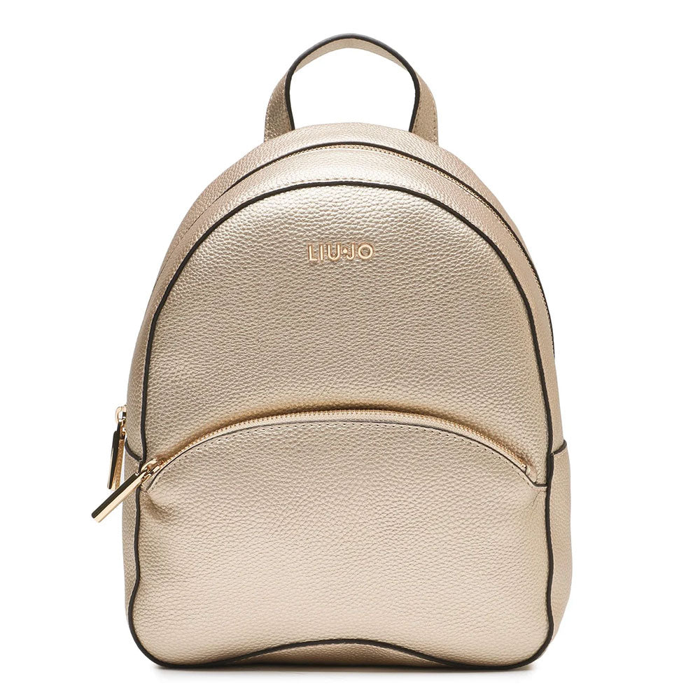 LIU JO Damenrucksack Tumbled Effect Light Gold AF3380