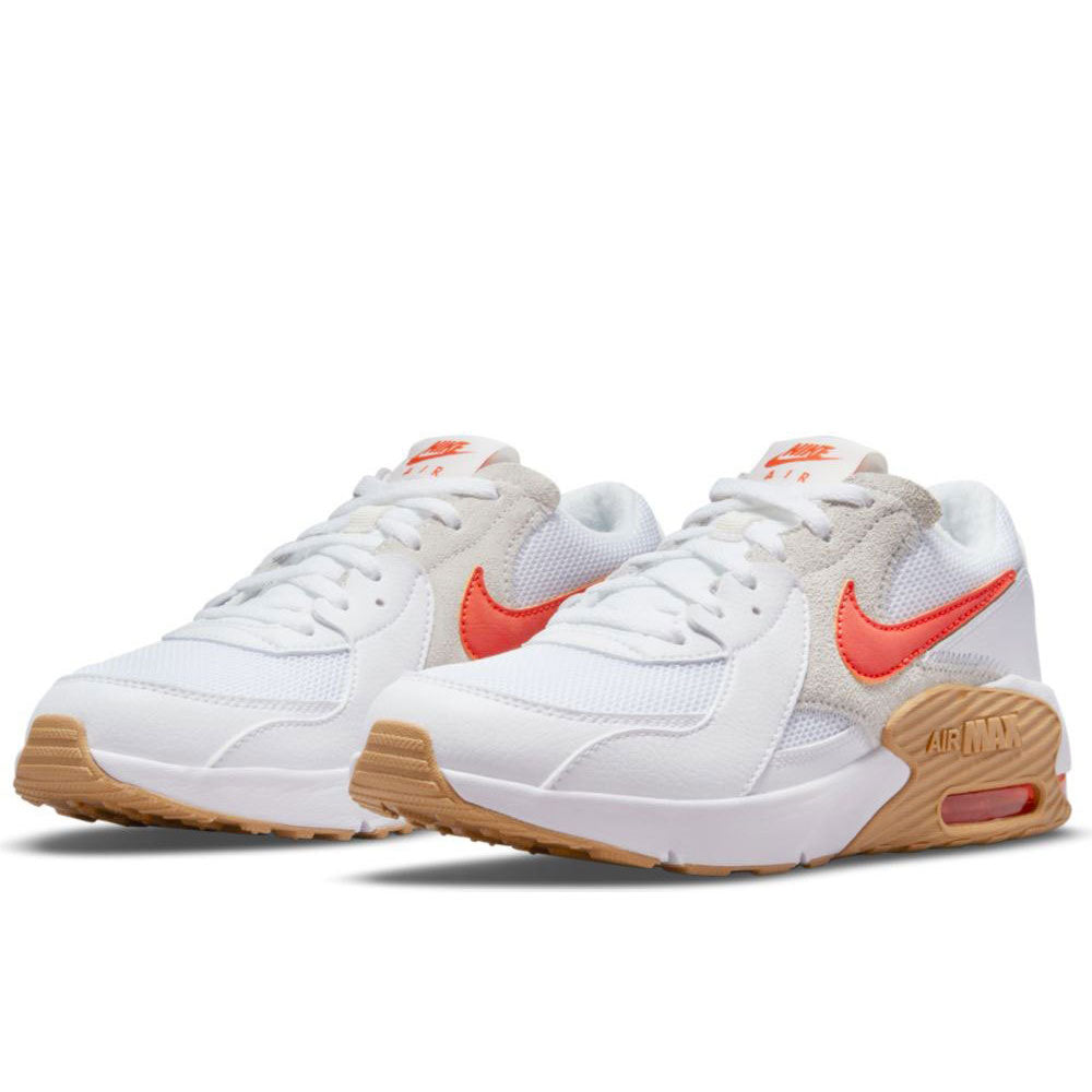 Scarpe NIKE Sneakers linea Air Max Excee colore Bianco - Arancione
