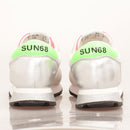 Scarpe Donna Sun68 Sneakers Ally Star Glitter Logo Bianco Panna