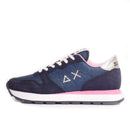 Scarpe Donna Sun68 Sneakers Ally Thin Glitter Colore Navy Blue