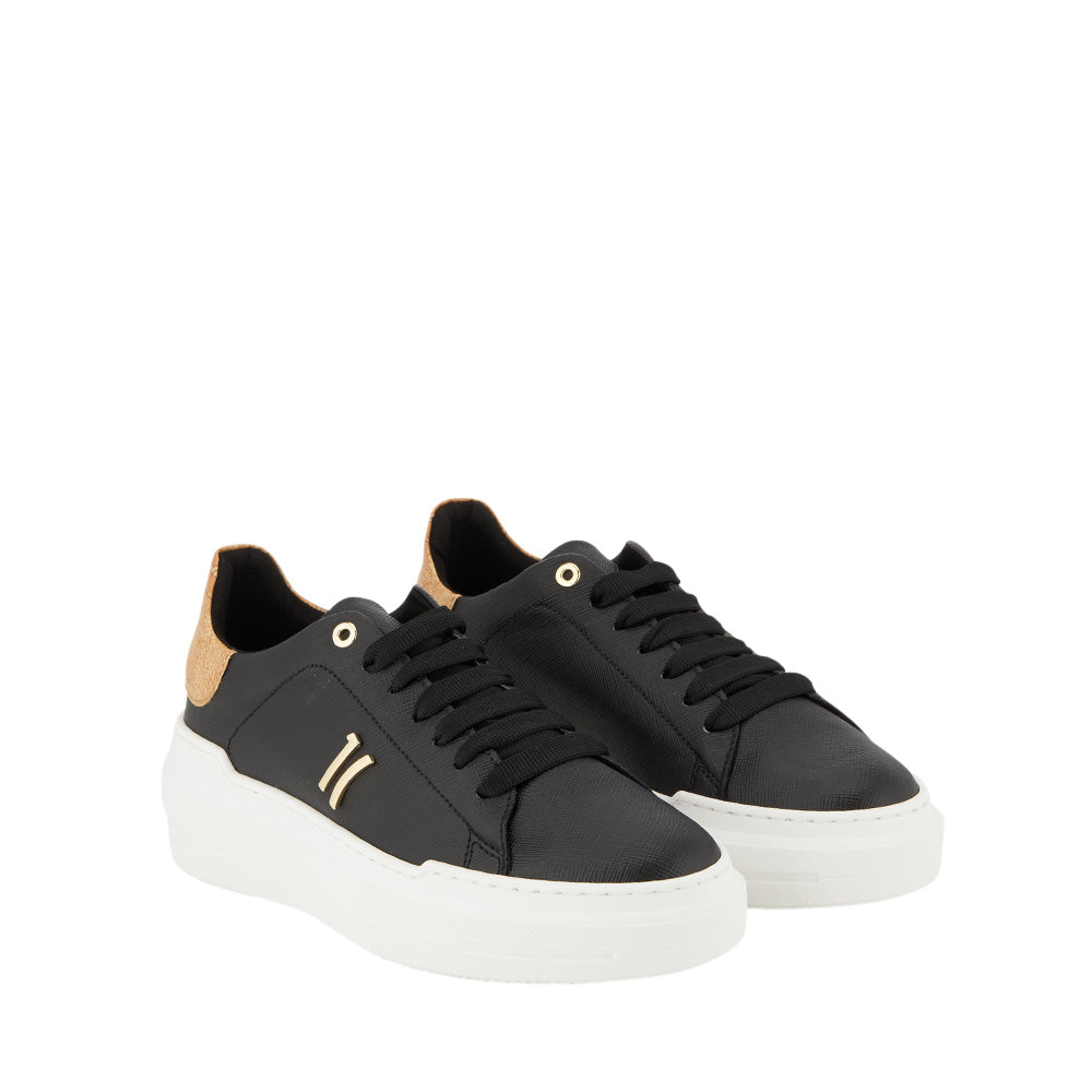 Scarpe Donna 1A Classe Alviero Martini Sneakers linea Precious City colore Nero 0143