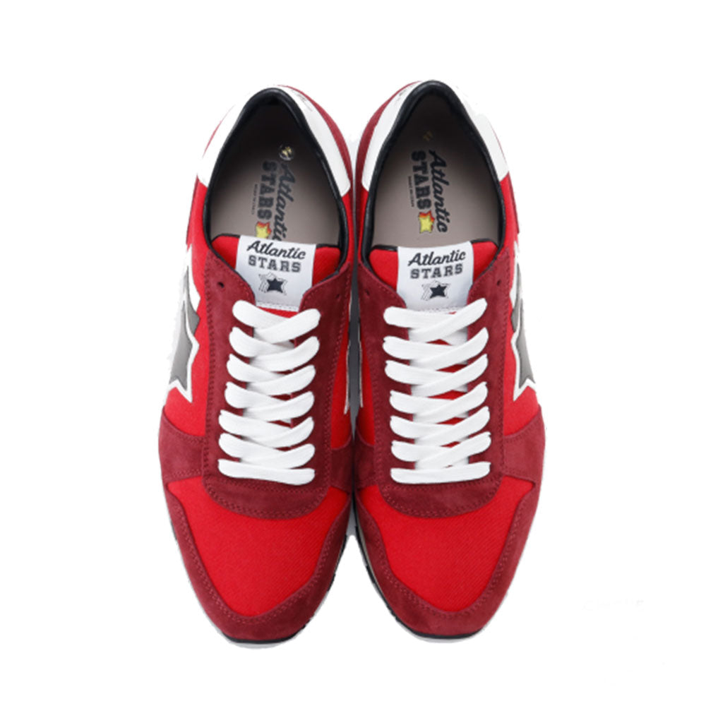 Scarpe Uomo ATLANTIC STARS Sneakers Linea Argo Colore Red Merlot a