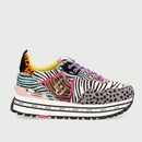Scarpe Donna LIU JO Sneakers Platform stampa Animalier Zebrato Multicolor