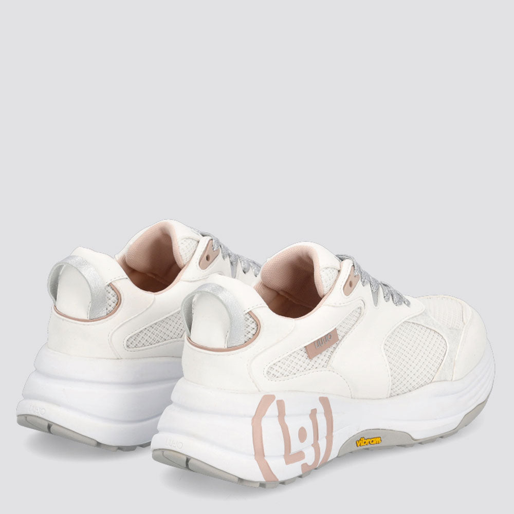 Scarpe Donna LIU JO Sneakers Running in Mesh colore Bianco
