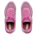 Damenschuhe LIU JO Maxi Wonder 52 Plateau-Sneaker aus Wildleder und Mesh Pink Ray