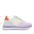 Damenschuhe LIU JO Amazing 10 Sneakers aus Wildleder und Nylon in den Farben Lamb Pistachio und Pink Ray