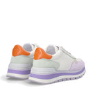 Damenschuhe LIU JO Amazing 10 Sneakers aus Wildleder und Nylon in den Farben Lamb Pistachio und Pink Ray