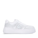 Scarpe Donna LIU JO Sneakers Bianche Tami 02 con Strass All Over