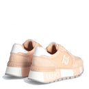 Scarpe Donna LIU JO Sneakers Platform Amazing 25 in Suede e Mesh color Papaya