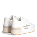 Scarpe Donna LIU JO Sneakers Platform Dreamy 03 in Denim e Brighty Mesh White e Light Gold