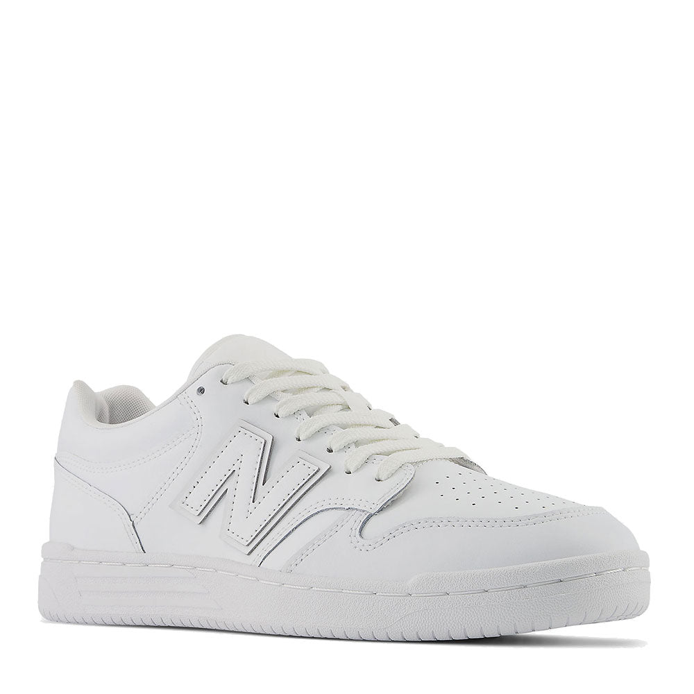 Scarpe Unisex NEW BALANCE Sneakers 480 in Pelle colore White
