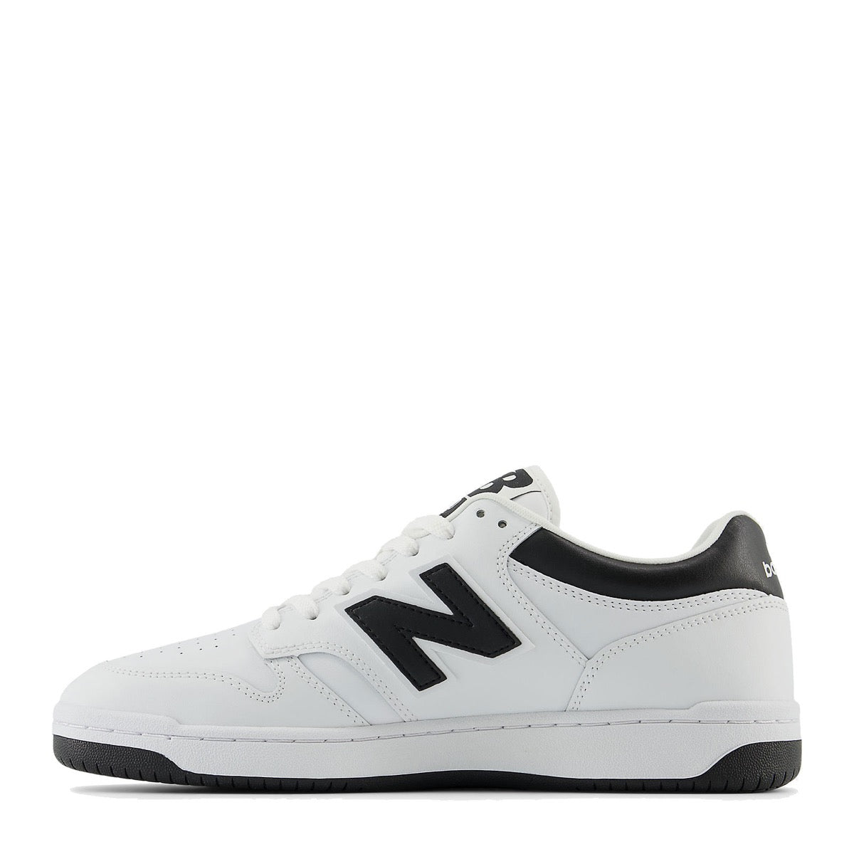 Scarpe Uomo NEW BALANCE Sneakers 480 in Pelle colore White e Black