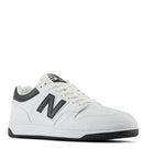 Scarpe Uomo NEW BALANCE Sneakers 480 in Pelle colore White e Black