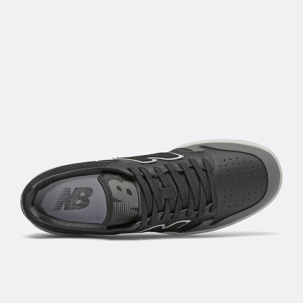 Scarpe Uomo NEW BALANCE Sneakers 480 in Pelle colore Black e Castelrock
